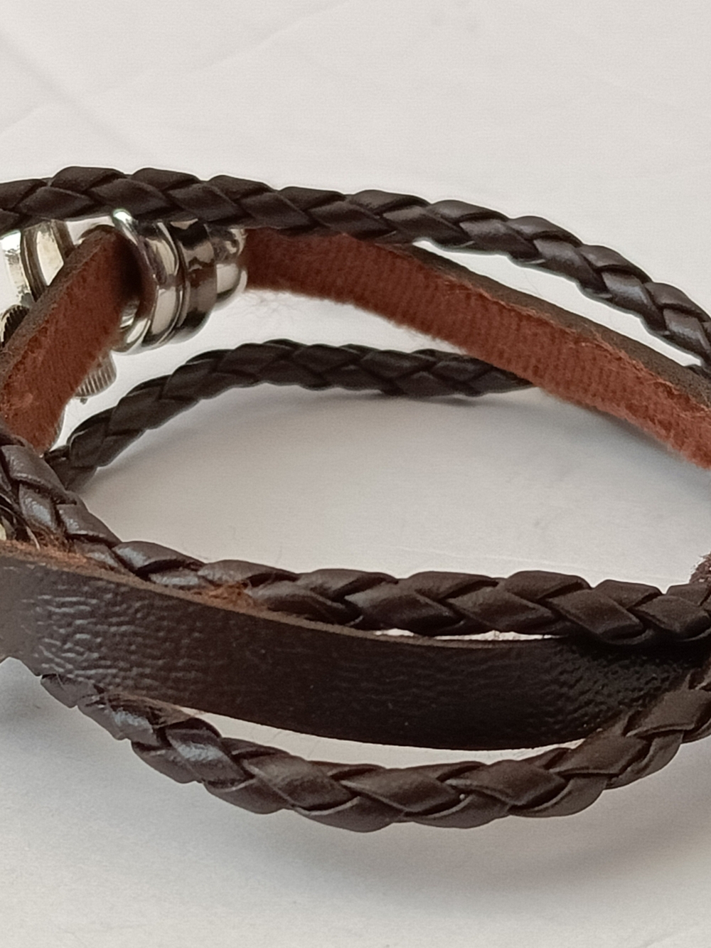 Leather Believe Affirmations Bracelet Set Adjustable - Picture 4 of 9